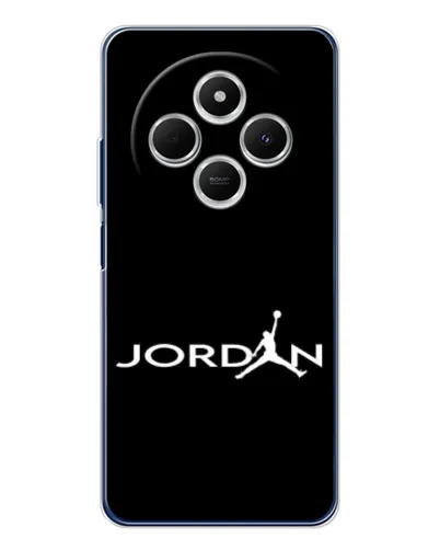 Чехол для Xiaomi Poco C75 с картинкой «Jordan White Logo» Чехол для Xiaomi Poco C75 с картинкой «Jordan White Logo»