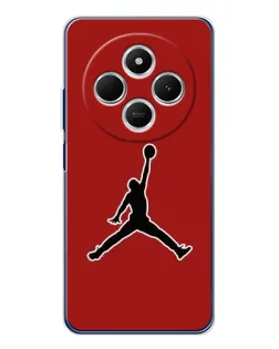 Чехол для Xiaomi Poco C75 с картинкой «Jordan Red Back»