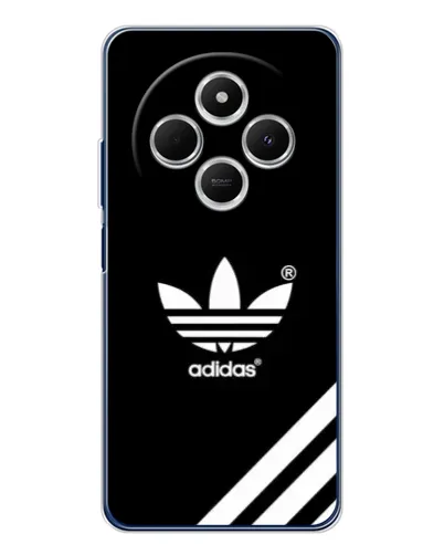 Чехол для Xiaomi Poco C75 с картинкой «Adidas с диагональными полосами»