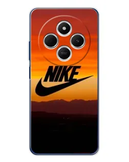 Чехол для Xiaomi Poco C75 с картинкой «Nike — вечерний горизонт»