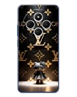 Чехол для Xiaomi Poco C75 с картинкой «Монограмма с фигурой»