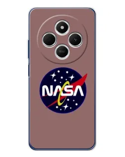 Чехол для Xiaomi Poco C75 с картинкой «NASA — ретро космос»