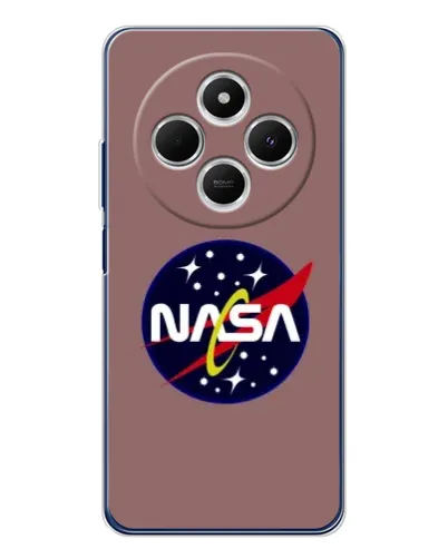 Чехол для Xiaomi Poco C75 с картинкой «NASA — ретро космос»