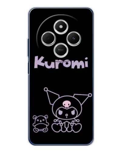 Чохол для Xiaomi Poco C75 з картинкою «Kuromi — чорний мінімалізм» Чохол для Xiaomi Poco C75 з картинкою «Kuromi — чорний мінімалізм»