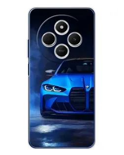 Чохол для Xiaomi Poco C75 з картинкою «Блакитна BMW M4»