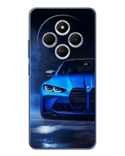 Чохол для Xiaomi Poco C75 з картинкою «Блакитна BMW M4»