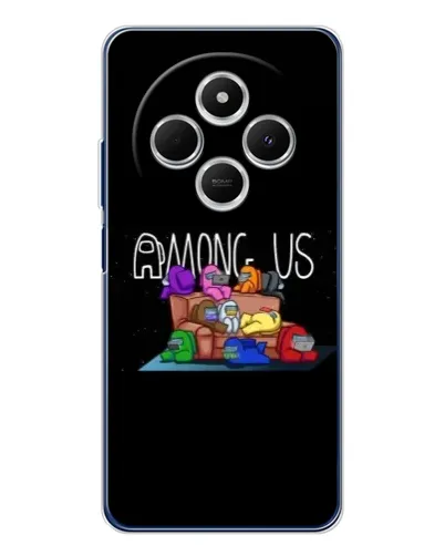 Чехол для Xiaomi Poco C75 с картинкой «Логотип Among Us» Чехол для Xiaomi Poco C75 с картинкой «Логотип Among Us»