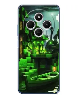 Чехол для Xiaomi Poco C75 с картинкой «Minecraft лесной пейзаж» Чехол для Xiaomi Poco C75 с картинкой «Minecraft лесной пейзаж»