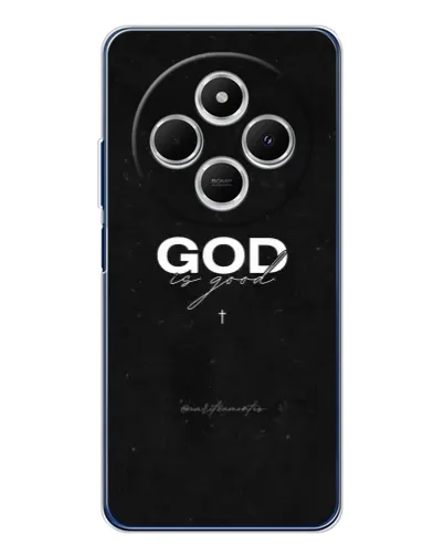 Чехол для Xiaomi Poco C75 с картинкой «GOD — Бог над всем» Чехол для Xiaomi Poco C75 с картинкой «GOD — Бог над всем»