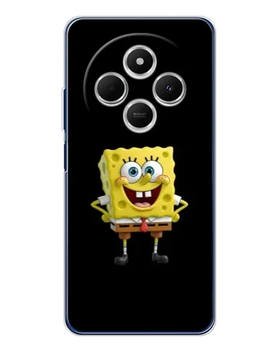 Чехол для Xiaomi Poco C75 с картинкой «Классический Губка Боб»