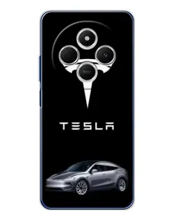 Чохол для Xiaomi Poco C75 з картинкою «Tesla Model Y»