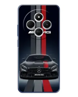 Чохол для Xiaomi Poco C75 з картинкою «Mercedes — білий карбон» Чохол для Xiaomi Poco C75 з картинкою «Mercedes — білий карбон»