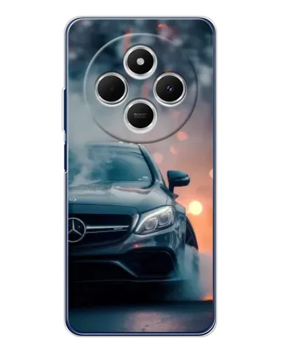 Чехол для Xiaomi Poco C75 с картинкой «Mercedes — ночной город» Чехол для Xiaomi Poco C75 с картинкой «Mercedes — ночной город»