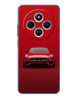 Чехол для Xiaomi Poco C75 с картинкой «Красный Mercedes AMG»
