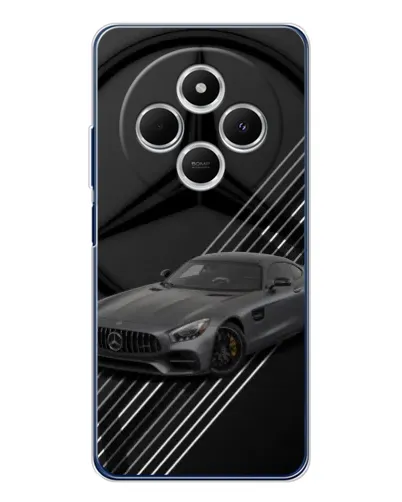 Чехол для Xiaomi Poco C75 с картинкой «Mercedes AMG — графика» Чехол для Xiaomi Poco C75 с картинкой «Mercedes AMG — графика»