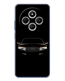 Чехол для Xiaomi Poco C75 с картинкой «Audi — ночной контур»