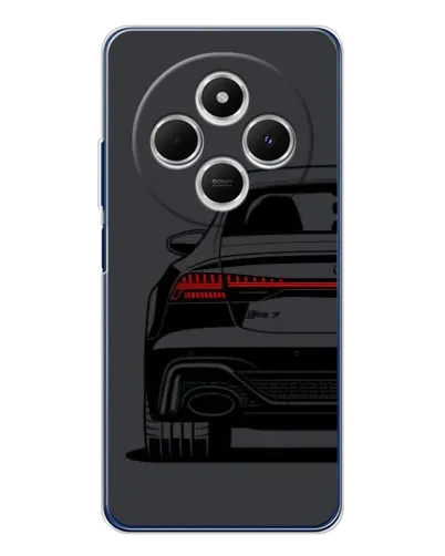 Чехол для Xiaomi Poco C75 с картинкой «Задняя часть Audi — арт»