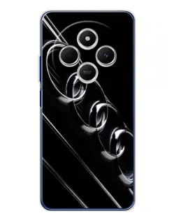 Чехол для Xiaomi Poco C75 с картинкой «Audi — абстрактные кольца»