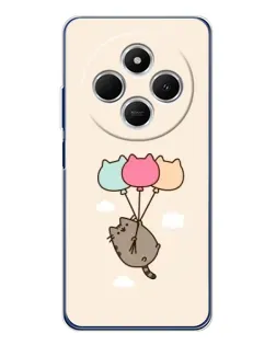 Чехол для Xiaomi Poco C75 с картинкой «Пушин на шариках»