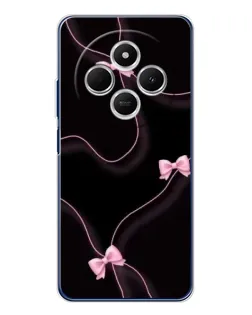 Чехол для Xiaomi Poco C75 с картинкой «Розовые ленты»