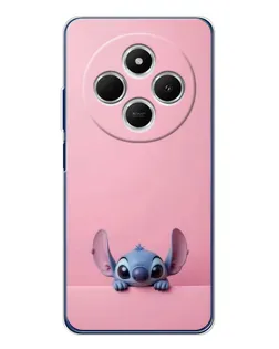 Чехол для Xiaomi Poco C75 с картинкой «Stitch выглядывает»