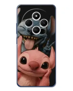 Чехол для Xiaomi Poco C75 с картинкой «Стич и Ангел»