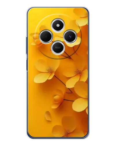 Чохол для Xiaomi Poco C75 з картинкою «Золоті пелюстки»