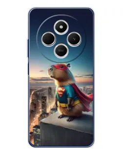Чехол для Xiaomi Poco C75 с картинкой «Капи-мен супергерой»