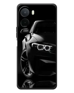Чохол для Xiaomi Poco C81 Pro з картинкою «Чорна BMW — профіль»