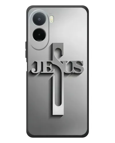 Чохол для Xiaomi Poco C81 Pro з картинкою «Металевий хрест Jesus» Чохол для Xiaomi Poco C81 Pro з картинкою «Металевий хрест Jesus»