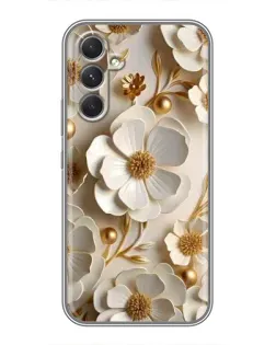 Чехол для Xiaomi Poco C81 Pro с картинкой «Белие бумажние цвети» Чехол для Xiaomi Poco C81 Pro с картинкой «Белие бумажние цвети»
