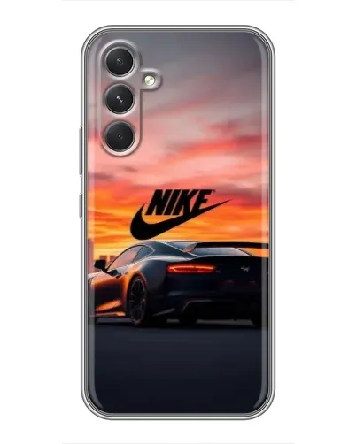 Чехол для Xiaomi Poco C81 с картинкой «Nike и суперкар»