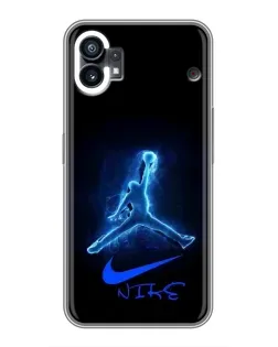 Чехол для Xiaomi Poco C81x с картинкой «Jordan Neon Blue»