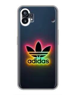 Чехол для Xiaomi Poco C81x с картинкой «Неоновый Adidas»