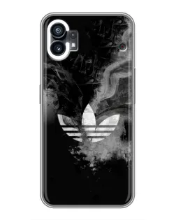 Чехол для Xiaomi Poco C81x с картинкой «Абстрактный дым Adidas»