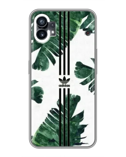 Чехол для Xiaomi Poco C81x с картинкой «Пальмовые листья адидас»
