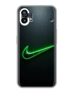 Чохол для Xiaomi Poco C81x з картинкою «Неоновий контур Nike»