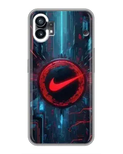 Чехол для Xiaomi Poco C81x с картинкой «Техногенный стиль Nike»
