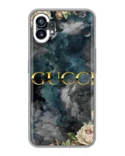 Чехол для Xiaomi Poco C81x с картинкой «Абстрактные цветы Gucci»