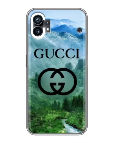 Чехол для Xiaomi Poco C81x с картинкой «Gucci — горный пейзаж»
