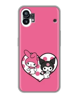 Чохол для Xiaomi Poco C81x з картинкою «Kuromi та My Melody» Чохол для Xiaomi Poco C81x з картинкою «Kuromi та My Melody»