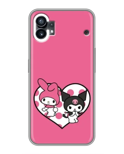 Чохол для Xiaomi Poco C81x з картинкою «Kuromi та My Melody»