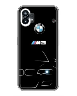 Чехол для Xiaomi Poco C81x с картинкой «Минималистичный принт BMW M3»