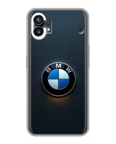Чехол для Xiaomi Poco C81x с картинкой «Логотип BMW — минимализм»