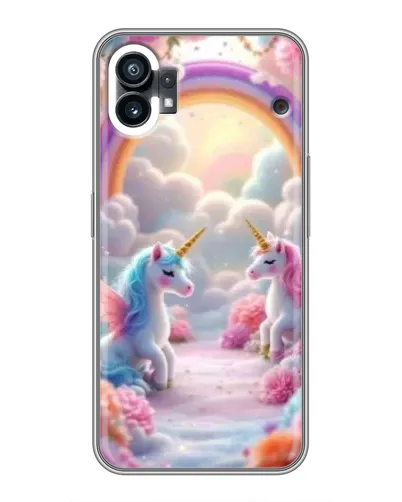Чехол для Xiaomi Poco C81x с картинкой «Радуга и единороги» Чехол для Xiaomi Poco C81x с картинкой «Радуга и единороги»