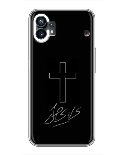 Чохол для Xiaomi Poco C81x з картинкою «Графічний хрест Jesus» Чохол для Xiaomi Poco C81x з картинкою «Графічний хрест Jesus»