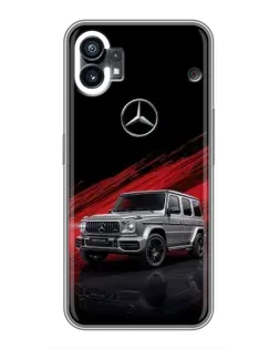 Чехол для Xiaomi Poco C81x с картинкой «Mercedes G-Class красный»