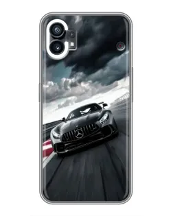 Чехол для Xiaomi Poco C81x с картинкой «Гоночный Mercedes AMG»