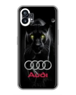 Чехол для Xiaomi Poco C81x с картинкой «Пантера и Audi»