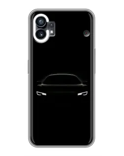 Чехол для Xiaomi Poco C81x с картинкой «Взгляд Audi в темноте»